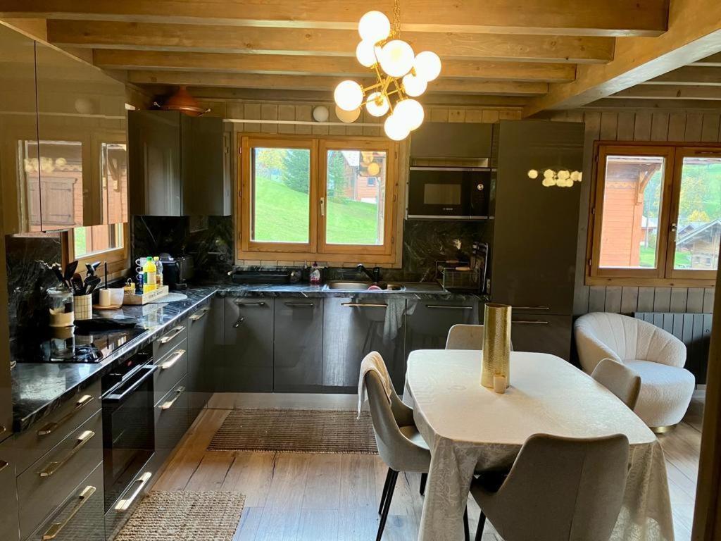 Chalet Luxueux Châtel Esterno foto